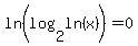 ln%28log%282%2Cln%28x%29%29%29=0
