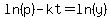 ln%28p%29-kt=ln%28y%29