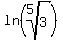 ln%28root%285%2C+3%29%29