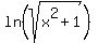 ln%28sqrt%28x%5E2%2B1%29%29