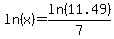 ln%28x%29=ln%2811.49%29%2F7