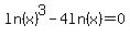 ln%28x%29%5E3-4ln%28x%29+=+0