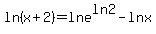 ln%28x%2B2%29=lne%5Eln2-lnx