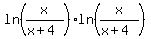 ln%28x%2F%28x%2B4%29%29ln%28x%2F%28x%2B4%29%29