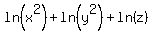 ln%28x%5E2%29%2Bln%28y%5E2%29%2Bln%28z%29