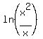 ln%28x%5E2%2Fx%29