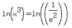 ln%28x%5E3%29=ln%28%281%2Fe%5E2%29%29+
