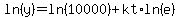 ln%28y%29=ln%2810000%29%2Bkt%2Aln%28e%29
