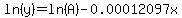 ln%28y%29=ln%28A%29-0.00012097x