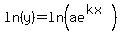 ln%28y%29=ln%28ae%5E%28kx%29%29