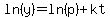 ln%28y%29=ln%28p%29%2Bkt
