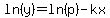 ln%28y%29=ln%28p%29-kx