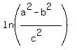 ln+%28%28a%5E2-b%5E2%29%2F%28c%5E2%29%29