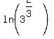 ln+%28+3%5E%282%2F3%29%29