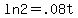 ln+2+=+.08t