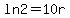 ln+2+=+10r