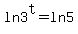 ln+3%5Et=+ln5