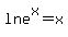 ln+e%5Ex+=+x