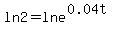 ln2=lne%5E%280.04t%29