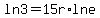 ln3=15r%2Alne