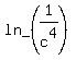 ln_%281%2Fc%5E4%29