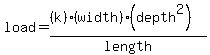 load=%28%28k%29%28width%29%28depth%5E2%29%29%2Flength