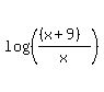 log%28%28%28%28x%2B9%29%29%2Fx%29%29