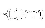 log%28%28%28x%5E5%2F%28x-5%29%29%2A%283%28x-5%29%2Fx%29%29%29