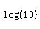 log%28%28+10%29%29
