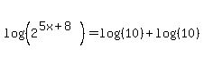 log%28%28+2%5E%285x%2B8%29%29%29=+log%28%28+10%29%29%2Blog%28%2810%29%29+