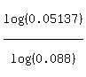 log%28%280.05137%29%29%2Flog%28%280.088%29%29
