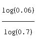 log%28%280.06%29%29%2Flog%28%280.7%29%29