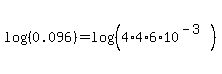 log%28%280.096%29%29=log%28%284%2A4%2A6%2A10%5E%28-3%29%29%29