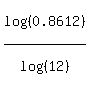 log%28%280.8612%29%29%2Flog%28%2812%29%29