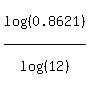 log%28%280.8621%29%29%2Flog%28%2812%29%29%7D%7D+=+%7B%7B%7B%28-0.064442355%29%2F1.079181246