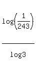 log%28%281%2F243%29%29%2Flog%283%29