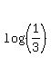 log%28%281%2F3%29%29