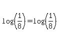 log%28%281%2F8%29%29+=+log%28%281%2F8%29%29