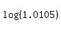 log%28%281.0105%29%29