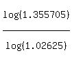 log%28%281.355705%29%29%2Flog%28%281.02625%29%29