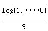log%28%281.77778%29%29%2F9