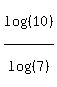 log%28%2810%29%29%2Flog%28%287%29%29