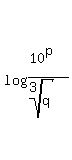 log%28%2810%5Ep%29%2F%28root%283%2Cq%29%29%29
