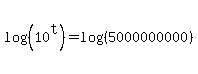 log%28%2810%5Et%29%29=log%28%285000000000%29%29