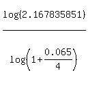 log%28%282.167835851%29%29%2Flog%28%281%2B0.065%2F4%29%29