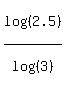 log%28%282.5%29%29%2Flog%28%283%29%29