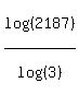log%28%282187%29%29%2Flog%28%283%29%29