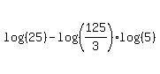 log%28%2825%29%29-log%28%28125%2F3%29%29log%28%285%29%29