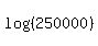 log%28%28250000%29%29