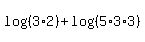 log%28%283%2A2%29%29%2B+log%28%285%2A3+%2A3%29%29